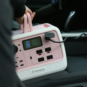 a person holding a device