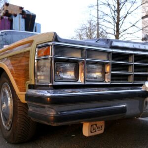 a car parked on the side of the road