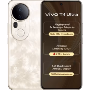 Vivo T4 Ultra 5G 256 GB, 12 GB RAM, Phoenix Gold, Mobile Phone
