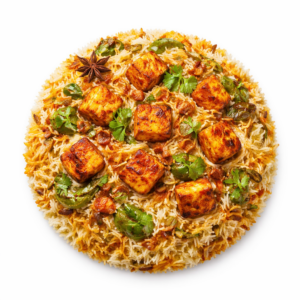 Paneer Tikka Biryani Deluxe